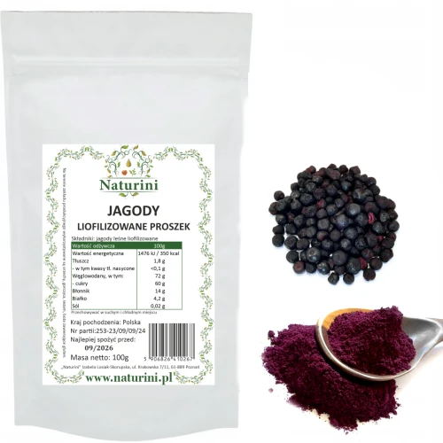 jagody liofilizowane proszek doypack 100g allegro.webp
