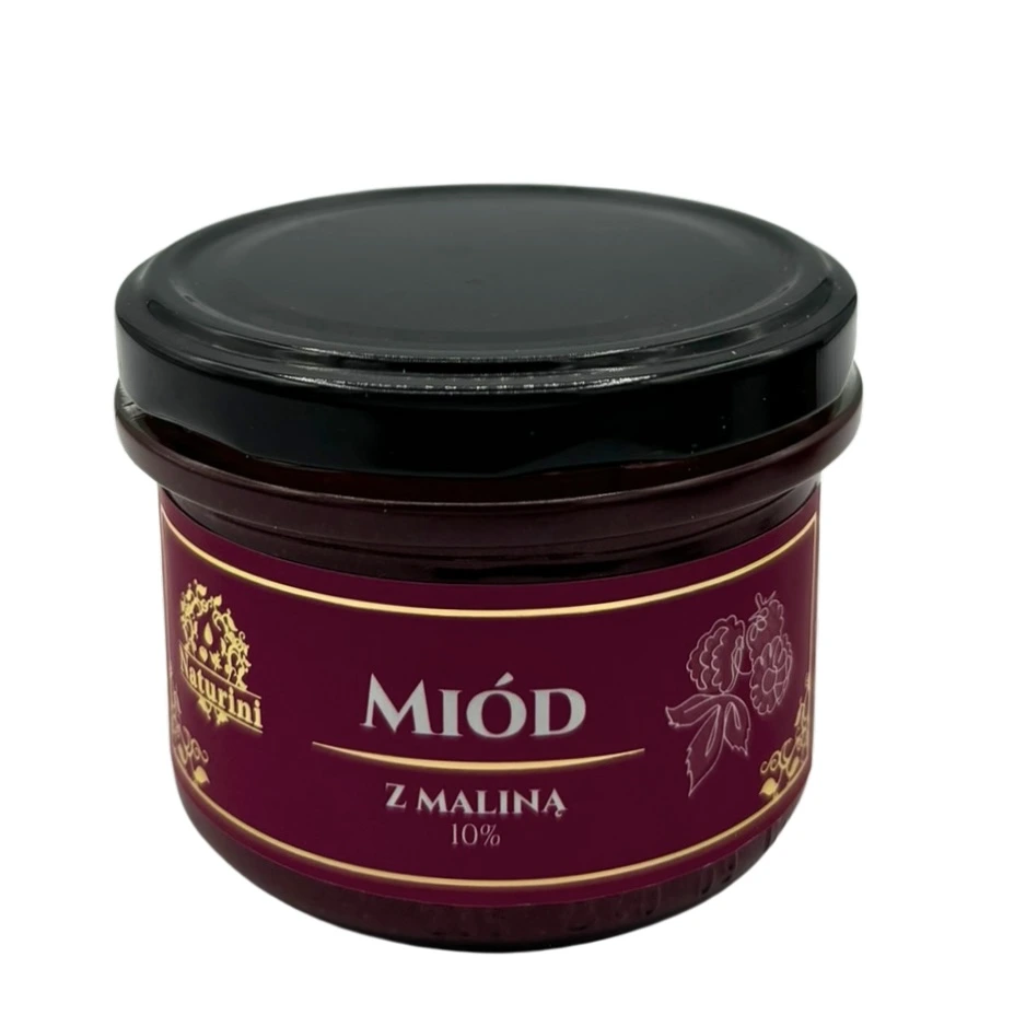 Miód z malinami 10%