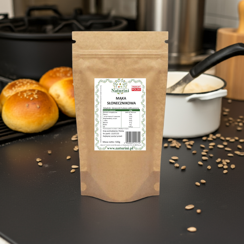 Mąka słonecznikowa doypack Naturini